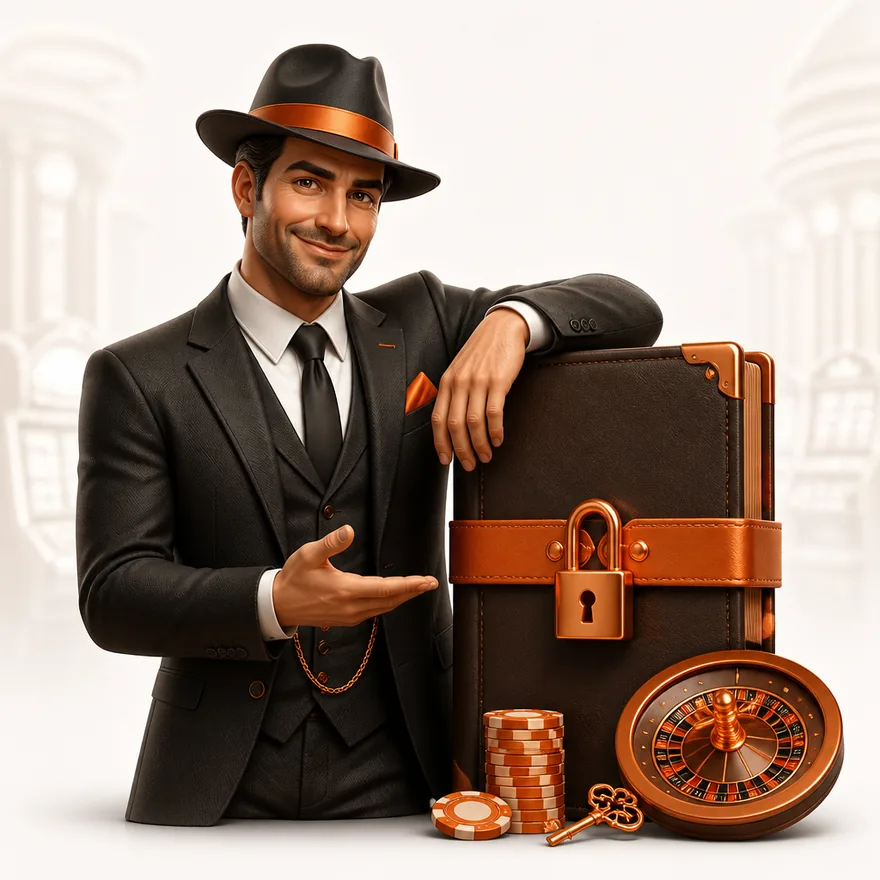 Book with padlock strap — Garrison Bet