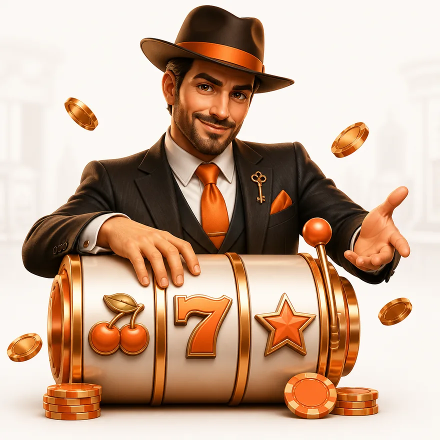 Three slot reels — Garrison Bet