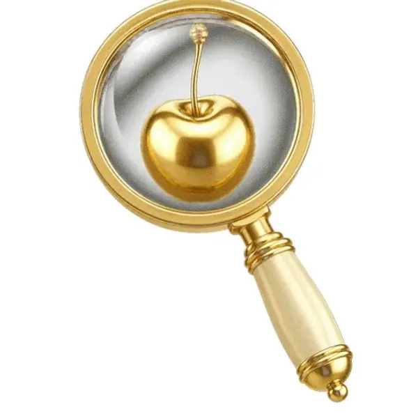 Cherry magnifying glass — Garrison Bet
