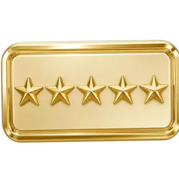 Five-star rating plaque — Garrison Bet