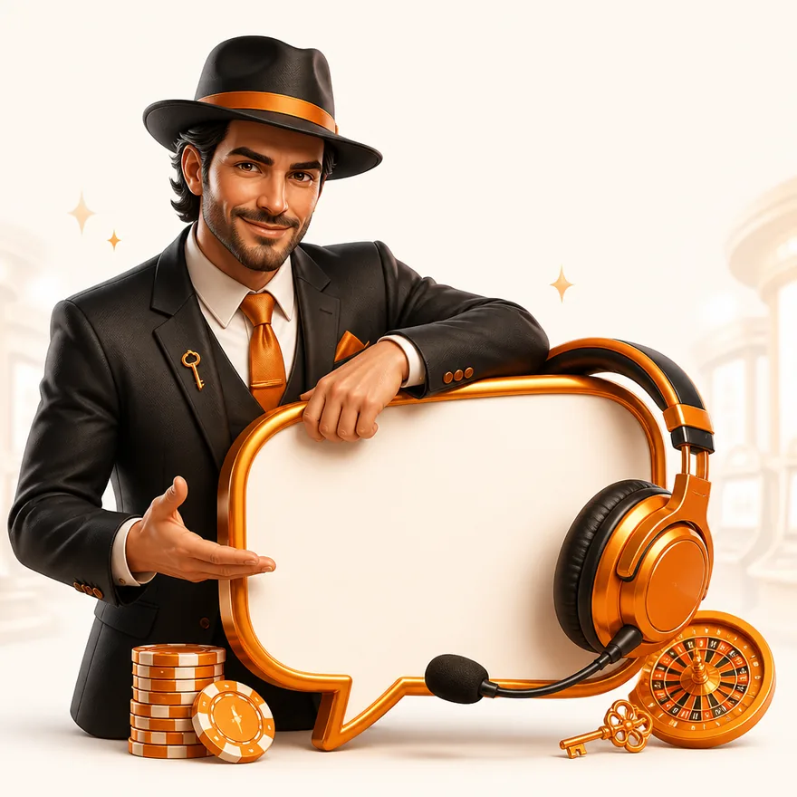 Headset with speech bubble — Garrison Bet