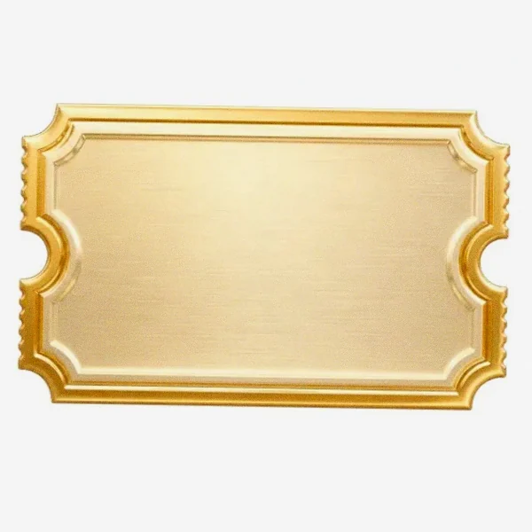 Blank ticket plaque — Garrison Bet