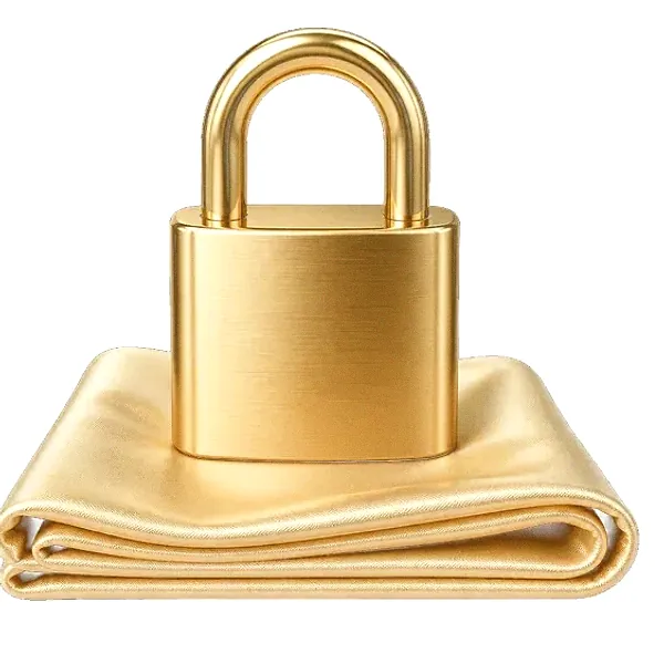 Padlock on folded cloth — Garrison Bet