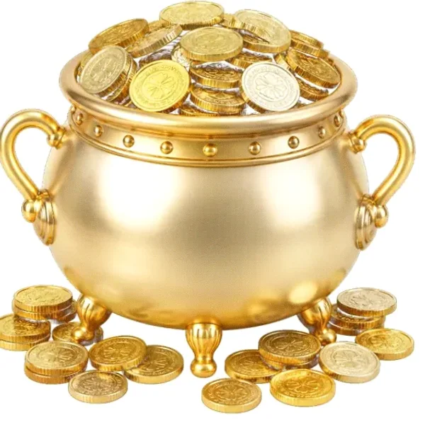 Coin-filled cauldron — Garrison Bet
